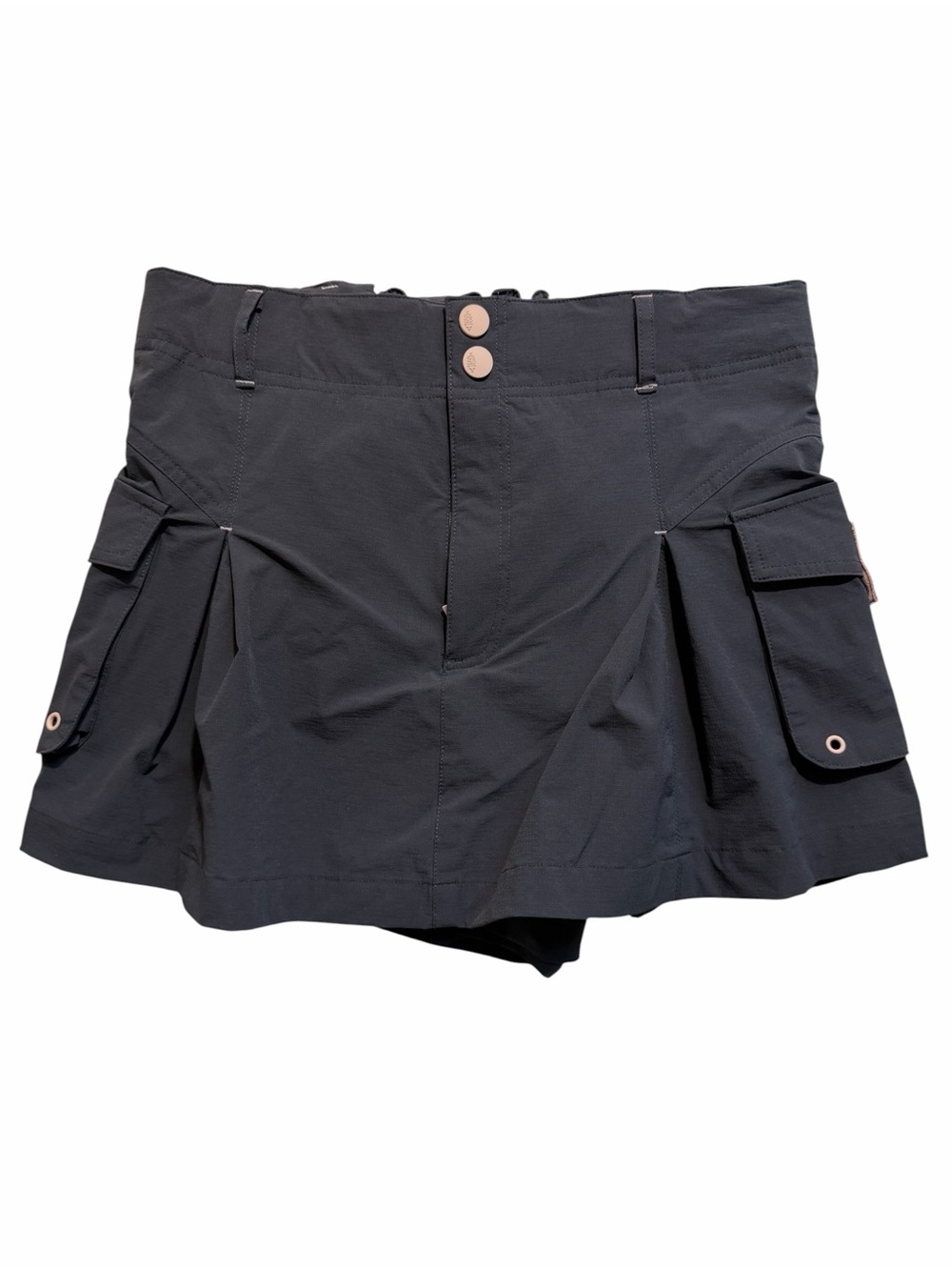 Free People Great Yonder Cargo Skort Black